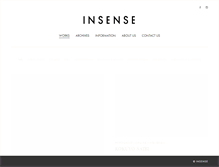 Tablet Screenshot of insense.bz